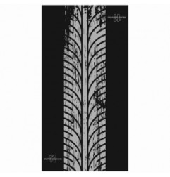 M11 TUBE Tire noir-blanc