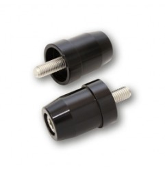 Highsider Embouts de guidon noir Kawasaki